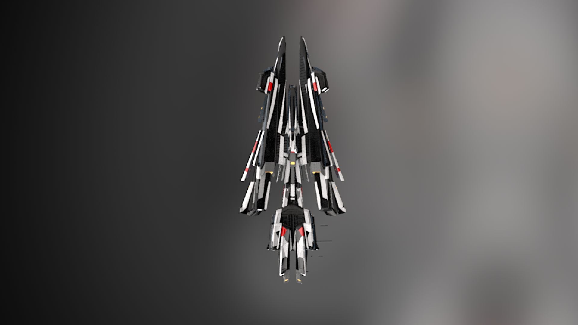 3D Lowpoly Sci Fi Spaceship Space Craft Air Vehicle 19 - TurboSquid 1842478