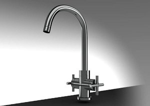 kitchen faucet 3d c4d