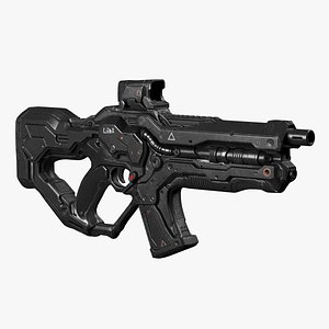 Sci-Fi Carbine Rifle model