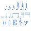 Musical Notes Glass