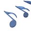 Musical Notes Glass