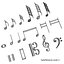 Musical Notes Glass