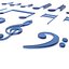 Musical Notes Glass