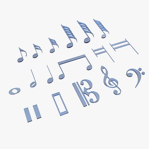 Musical Notes Glass