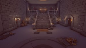 3D dungeon unity props