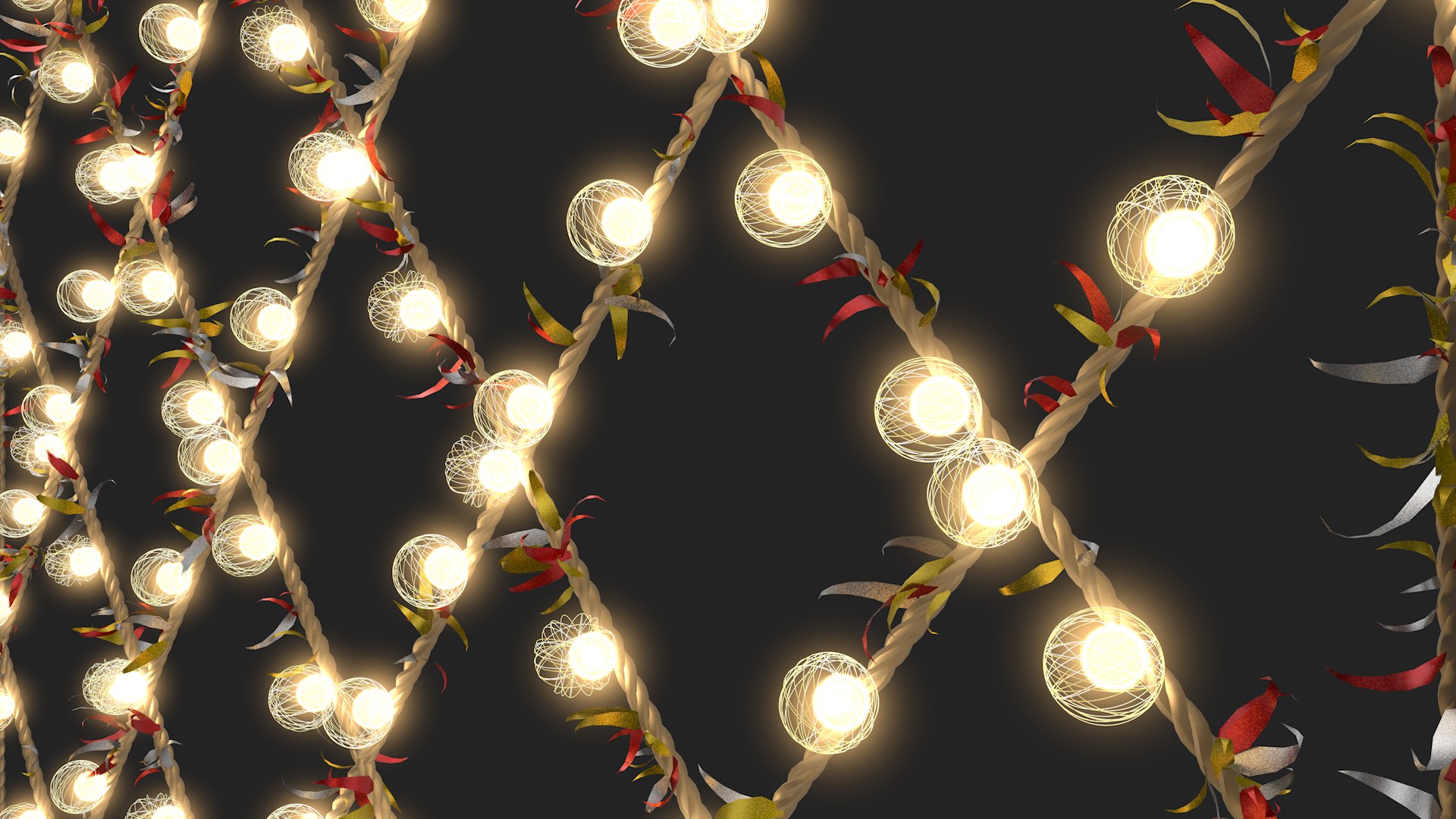 3D Model Garland Christmas - TurboSquid 1477511