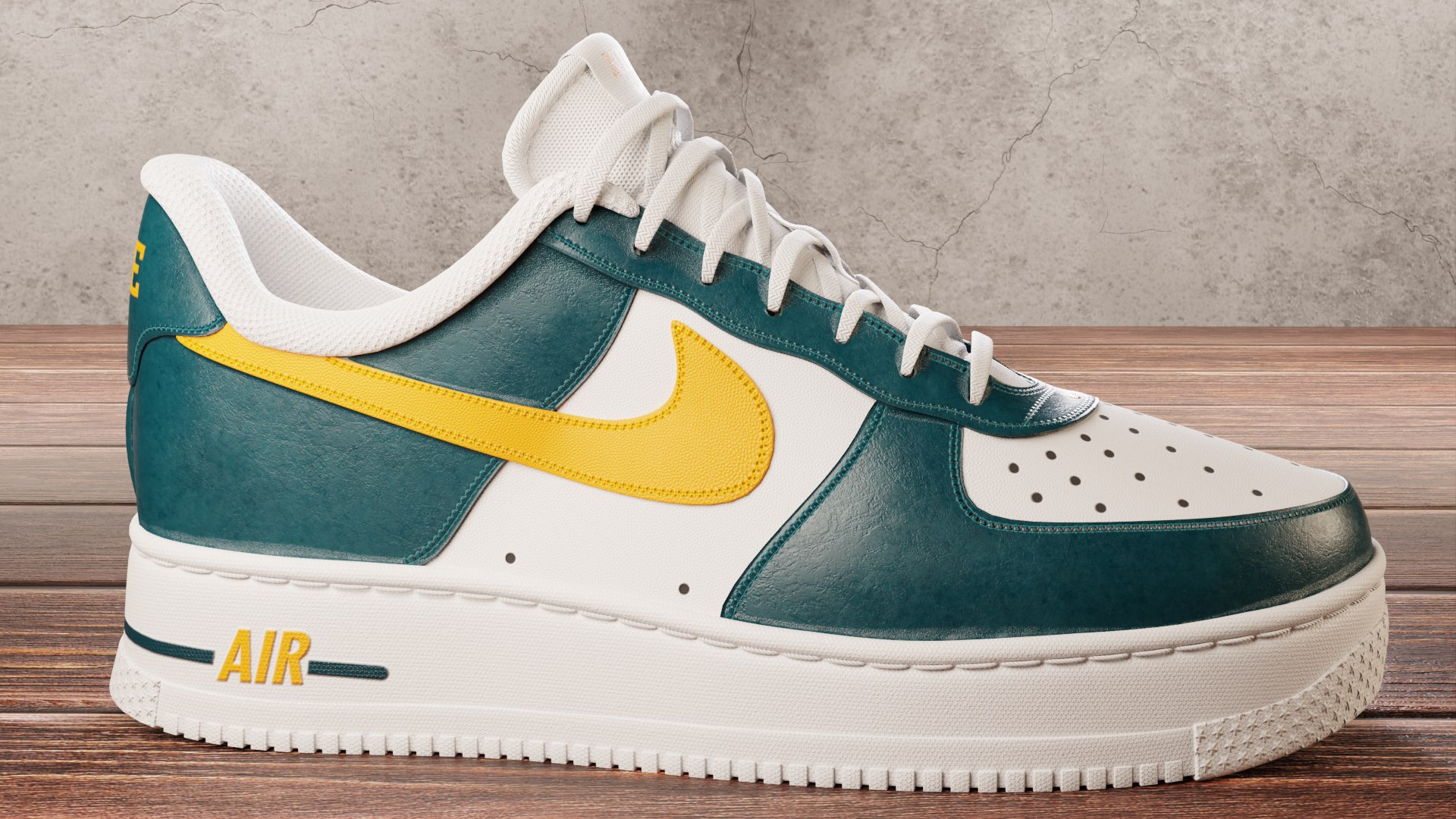 air force 1 custom 3d