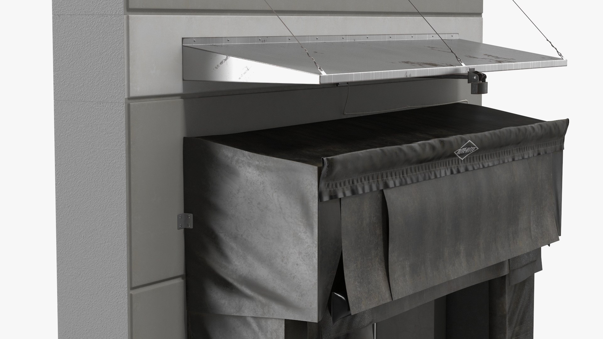 Worn Dock Door Shelter 3D model https://p.turbosquid.com/ts-thumb/XZ/yuvF1M/xE/worndockdoorshelterc4dmodel013/jpg/1705546055/1920x1080/fit_q87/cd68b44d7c7b848a684d5a4811d7d543b3e87393/worndockdoorshelterc4dmodel013.jpg