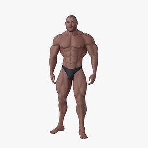 Human Body - Muscular Male 3D model