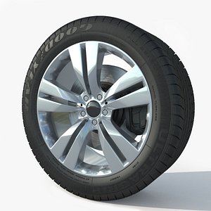 3D Wheel Rim Tire 13