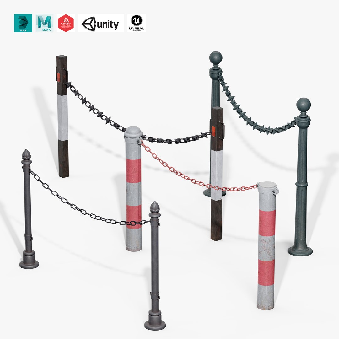Chain Barrier of Pack 3D model https://p.turbosquid.com/ts-thumb/Xa/7Fnf5x/JR/chain_barrier/jpg/1759998831/1920x1080/fit_q87/7159382d4d2cd7e21097088c8f1dff9187976104/chain_barrier.jpg