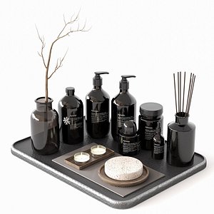 3D Bathroom Accessories 101 model