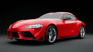 3D Car Toyota Supra 2022 with textures 3D model