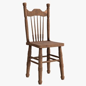 Wood Chair Furniture model