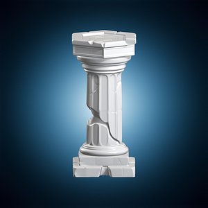 Ancient Ruins Pedestal 3D Print Model model