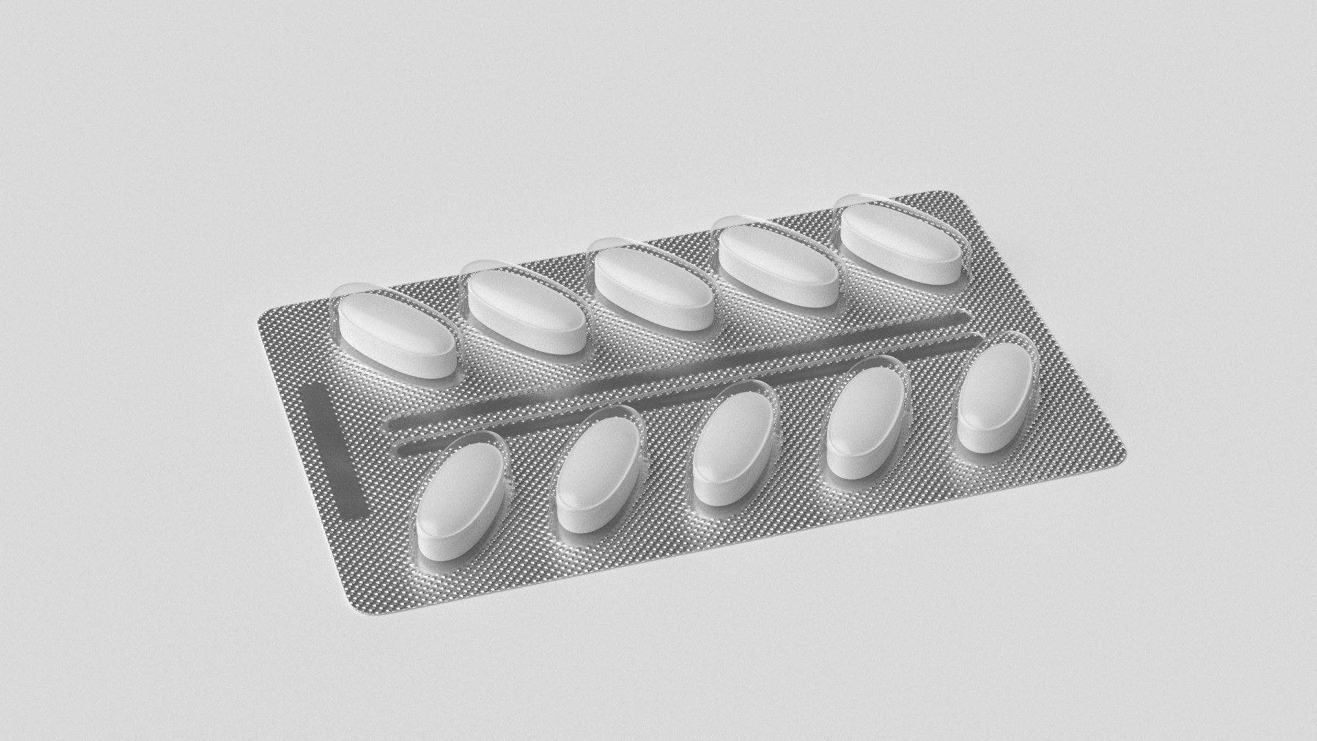 3d blister pack with pills model https://p.turbosquid.