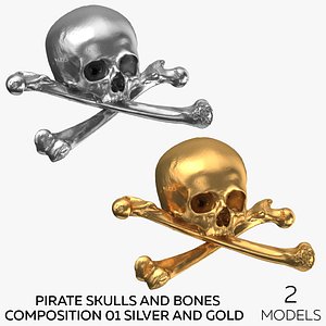 Pirate Flag Animated ~ 3D Model ~ Download #91429442