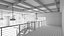 3D industrial office loft space