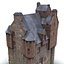 Scottish Castle Amisfield Tower with PBR Materials