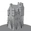 Scottish Castle Amisfield Tower with PBR Materials