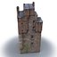 Scottish Castle Amisfield Tower with PBR Materials