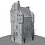 Scottish Castle Amisfield Tower with PBR Materials