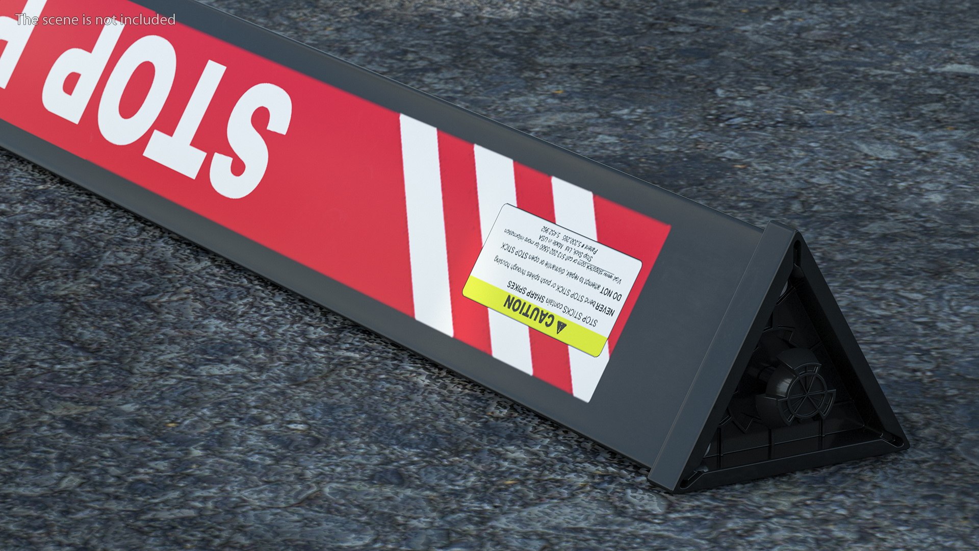 3D Police Stop Stick - TurboSquid 1831202