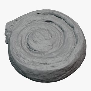 Cinnamon Roll 01 for 3D Print