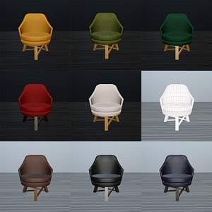 3D model Chair low-poly