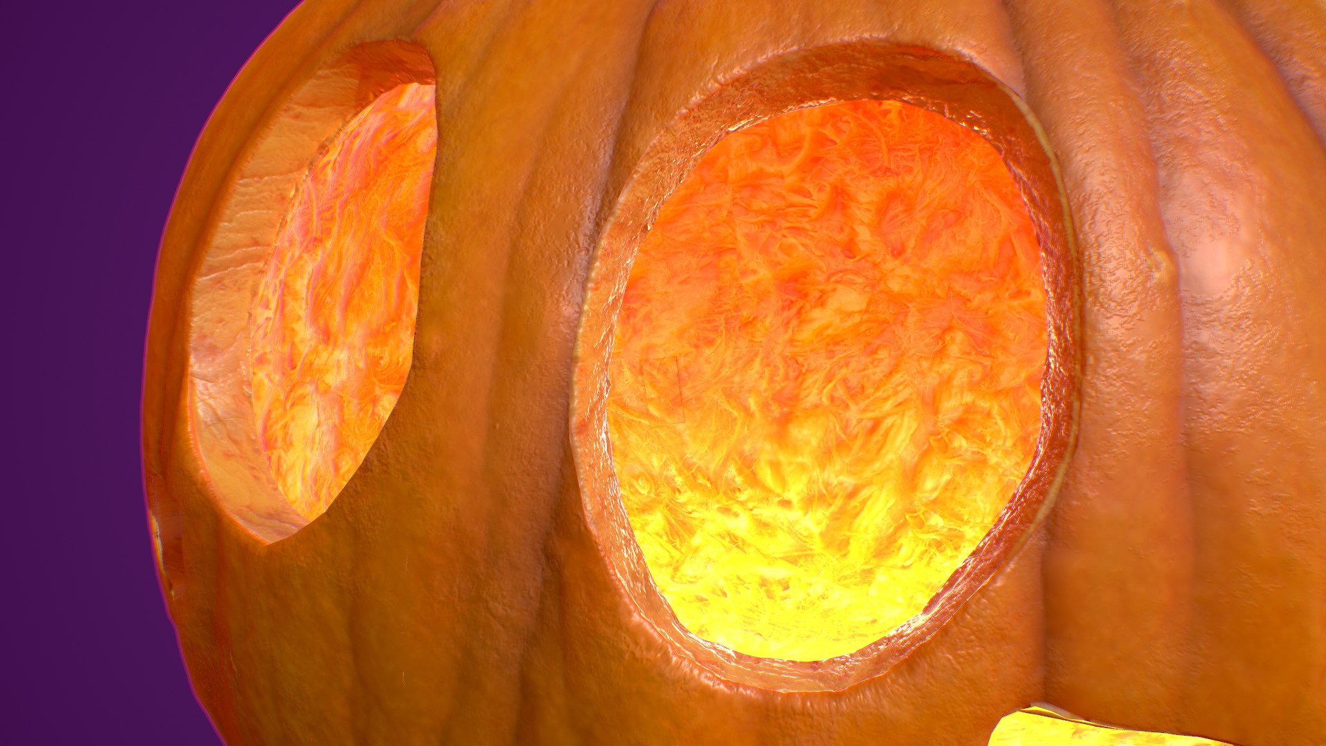3D Model Pumpkin Halloween PBR 4K - TurboSquid 1971366