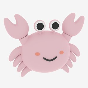 3D Cartoon Cute Little Crab 1