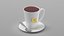Colección de tazas de bebidas calientes