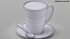 Colección de tazas de bebidas calientes