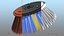 3D road sweeper brush