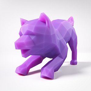 3D puppy shiba inu 5 model