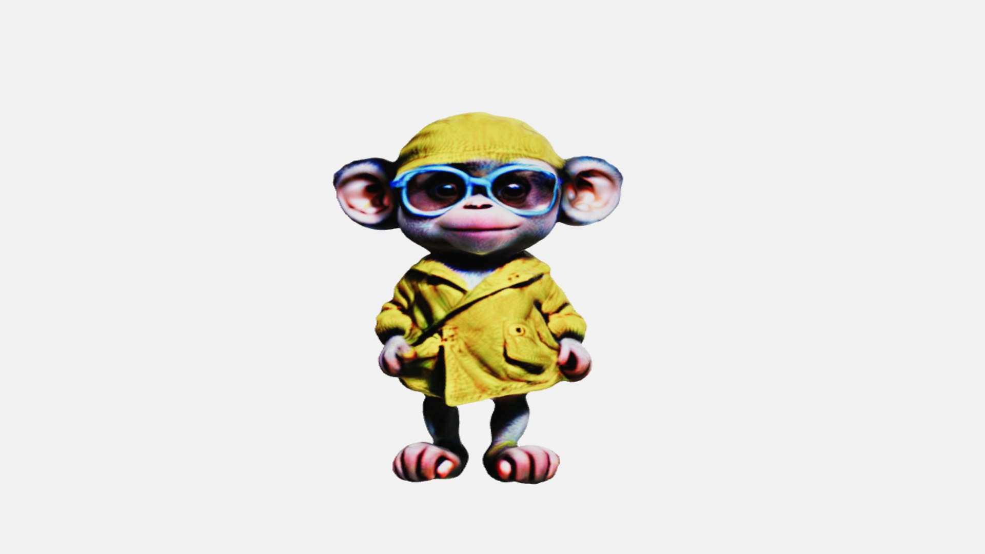 3D Monkey Model - TurboSquid 2191355