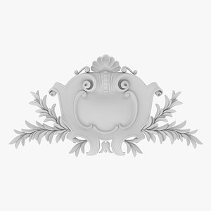 3D model Cartouche Ornament 039