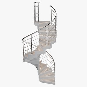 3D spiral stair