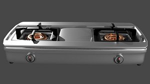 A 3D Metal Gas Stove