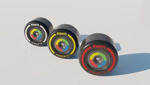 3D Formula 1 2022 Season - McLaren Tire