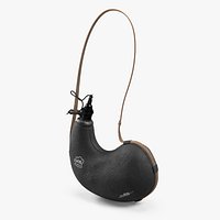 Spanish Hanging Wineskin JB Black