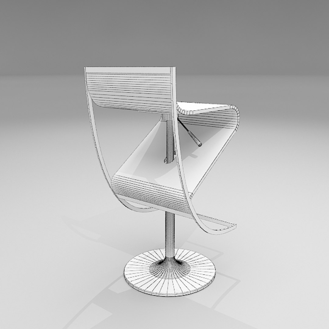 106 series bar stool 3d model