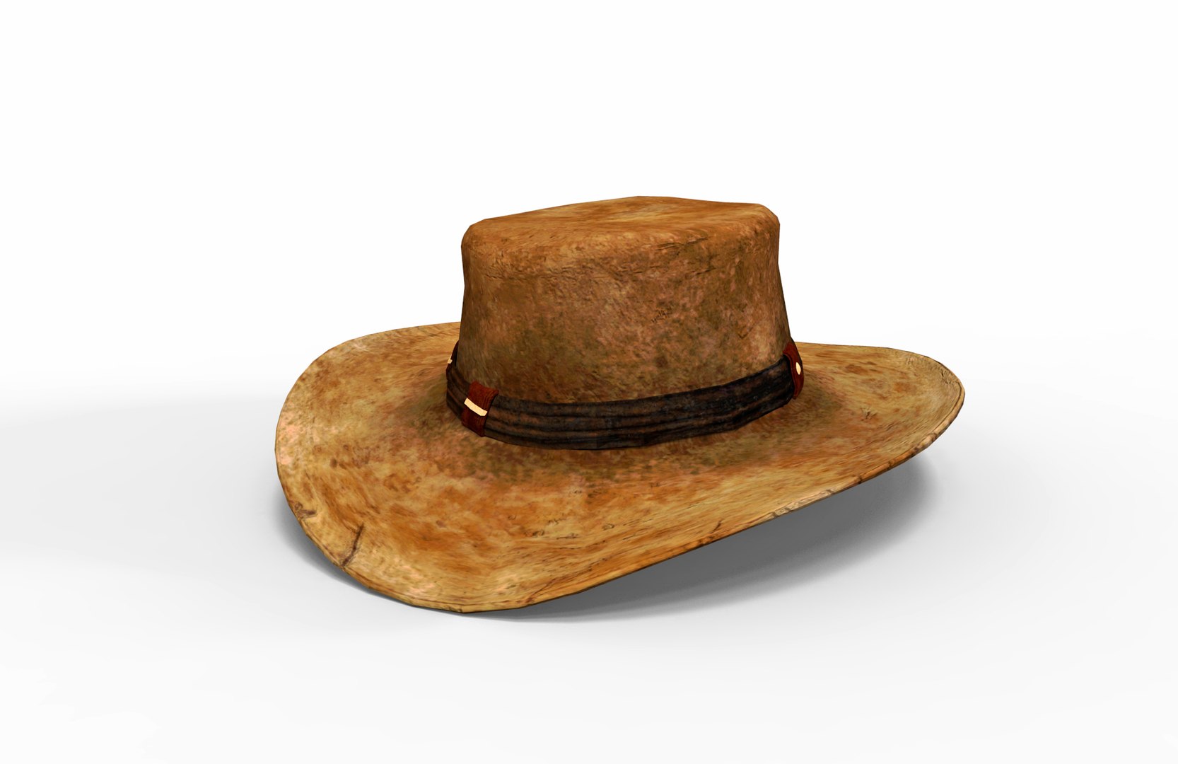 Realistic Cowboy Hat Model - TurboSquid 1468736