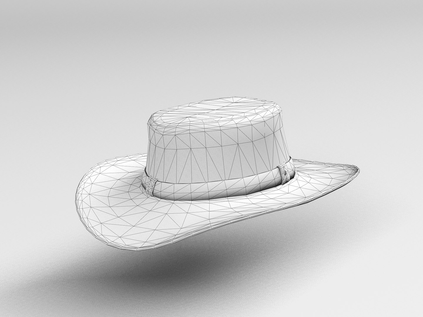 Realistic Cowboy Hat Model - TurboSquid 1468736