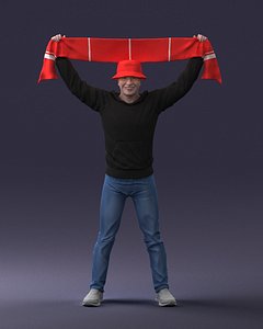 scanned human 3D model
