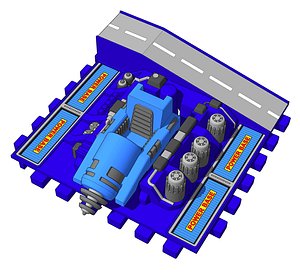 3D diaclone powerbase model