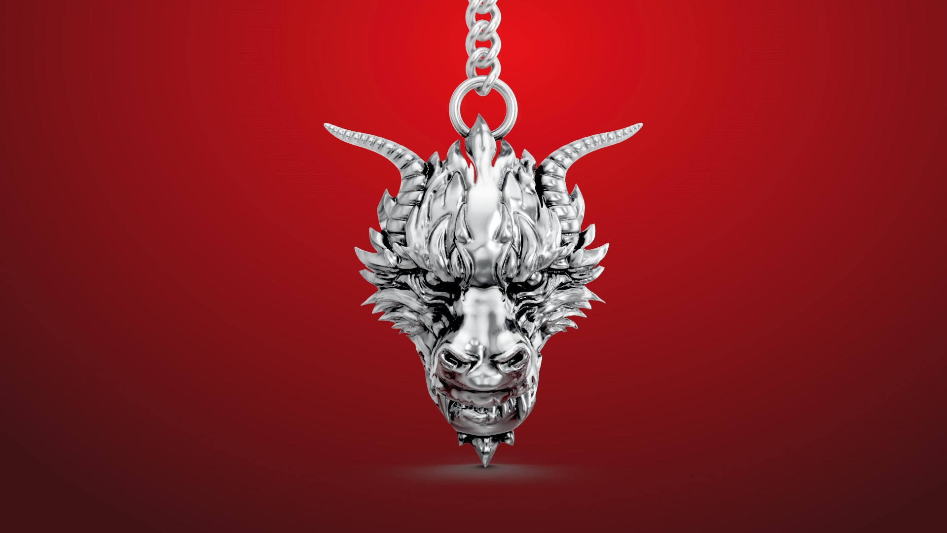 3D Model Dragon Key Holder Key Chain - TurboSquid 2445759