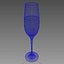 3D model champagne flute