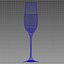 3D model champagne flute