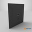 Prise murale de port Ethernet modèle 3D